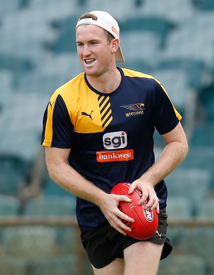 AFL 2016 Training - West Coast Eagles 200116 Xavier Ellis will miss 6-8 weeks with a partial Achilles tear - ${keywords}